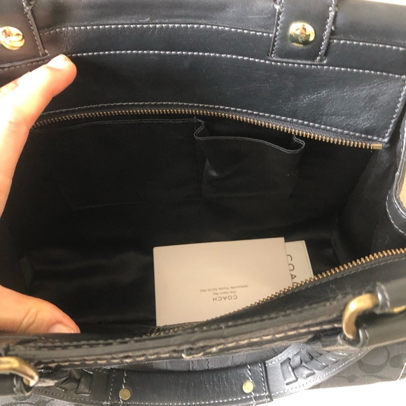 COACH LEATHER BAG - Picture 6 of 7